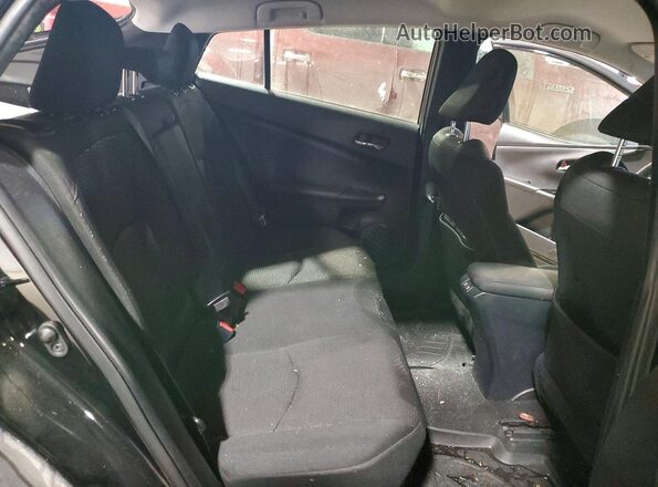 JTDL9RFU8K3011394 2019 TOYOTA PRIUS Black Вид задніх сидінь