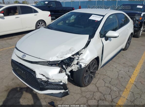 JTDS4MCE0MJ067399 2021 TOYOTA LL White Առջևի ձախ երեք քառորդ տեսարան