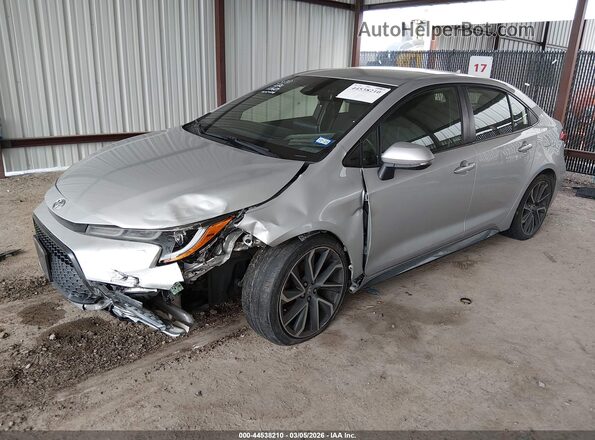 JTDS4MCE2MJ075276 2021 TOYOTA LL Silver Առջևի ձախ երեք քառորդ տեսարան