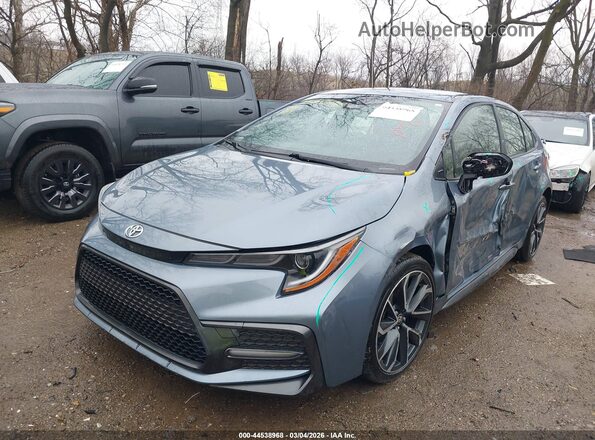 JTDS4MCE6MJ074938 2021 TOYOTA LL Light Blue წინა მარცხენა ხედი სამი მეოთხედიდან