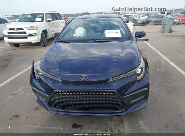 JTDS4MCE7MJ061535 2021 TOYOTA LL Blue Вид щитка приладів