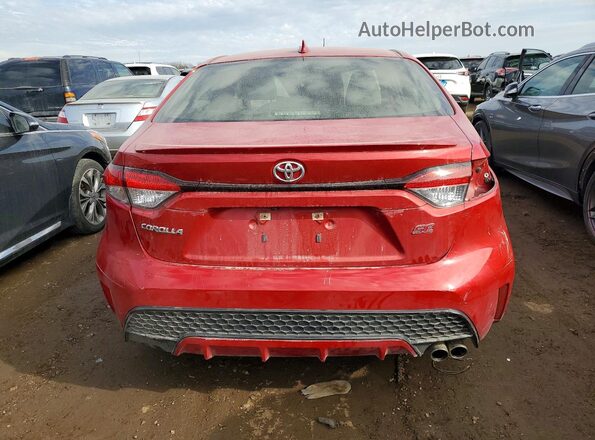 JTDS4MCE8MJ073788 2021 TOYOTA LL Red Вид ззаду