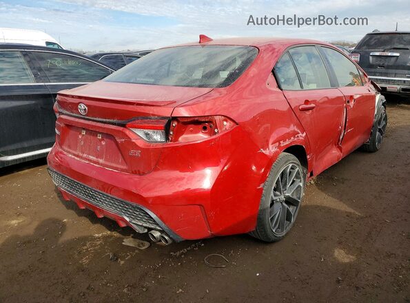 JTDS4MCE8MJ073788 2021 TOYOTA LL Red Задня права чверть