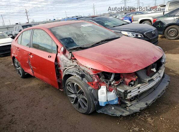 JTDS4MCE8MJ073788 2021 TOYOTA LL Red Передня права чверть