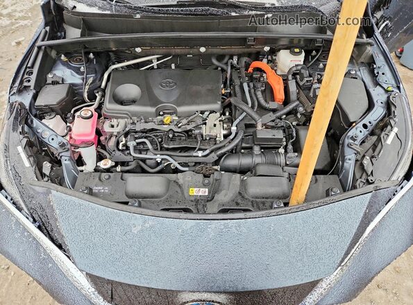 JTEAAAAH0MJ031434 2021 TOYOTA VENZA Blue Widok komory silnika