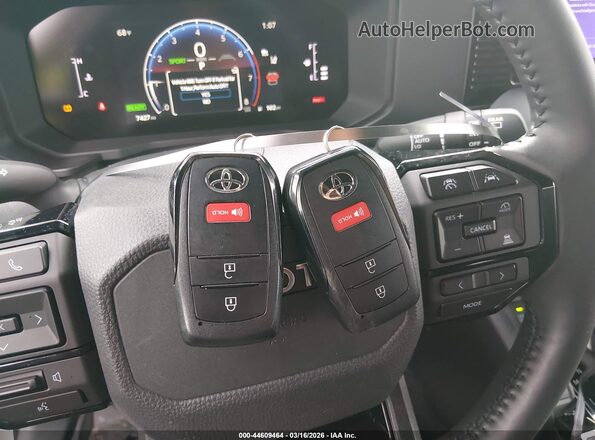 JTEABFAJ0RK015975 2024 TOYOTA LAND CRUISER White Вид панелі приладів