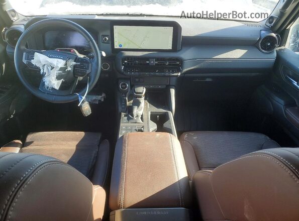 JTEABFAJ2R5006676 2024 TOYOTA LAND Black Առջևի վահանակի տեսք