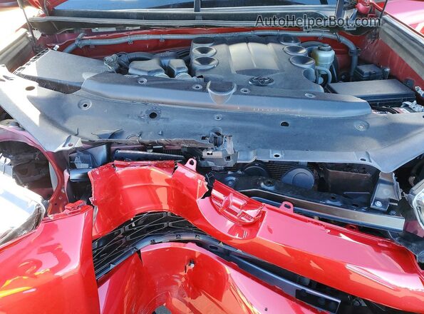 JTEEU5JR2M5236223 2021 TOYOTA 4RUNNER Red Вид підкапотного простору