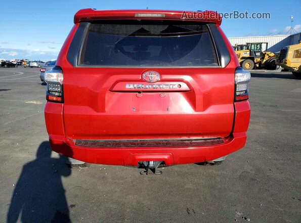 JTEEU5JR2M5236223 2021 TOYOTA 4RUNNER Red Вид ззаду