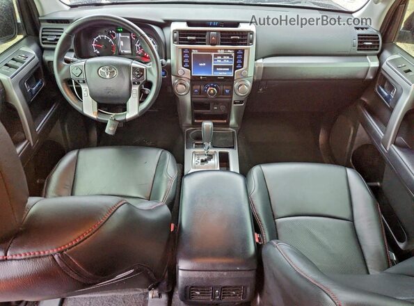 JTEEU5JR9M5243539 2021 TOYOTA 4RUNNER Black Вид панелі приладів