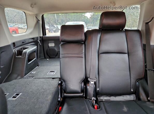 JTEEU5JR9M5243539 2021 TOYOTA 4RUNNER Black Вид задніх сидінь