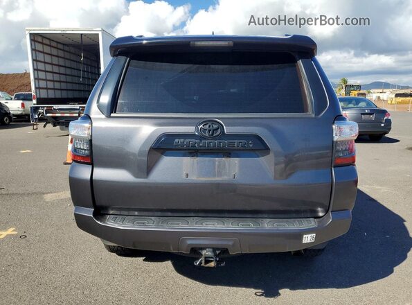 JTEHU5JR3M5840070 2021 TOYOTA 4RUNNER Gray უკანა ხედი