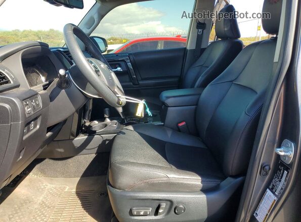 JTEHU5JR3M5840070 2021 TOYOTA 4RUNNER Gray წინა სალონის ხედი