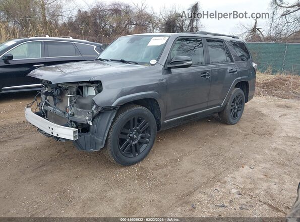 JTEJU5JR3M5867500 2021 TOYOTA 4RUNNER Gray Առջևի ձախ երեք քառորդ տեսարան