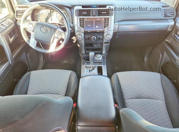 JTEMU5JR6M5900177 2021 TOYOTA 4RUNNER Black Widok deski rozdzielczej
