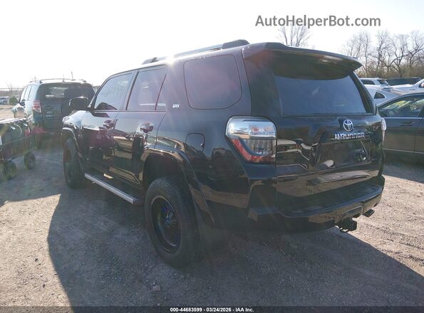 JTENU5JR3M5841206 2021 TOYOTA 4RUNNER Black უკანა მარცხენა