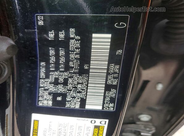 JTENU5JR3P6095810 2023 TOYOTA 4RUNNER Black 