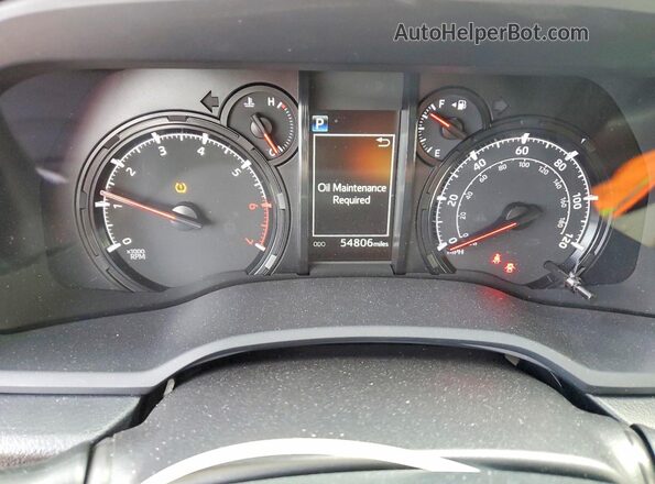 JTENU5JR3R6231923 2024 TOYOTA 4RUNNER Silver Widok zestawu wskaźników