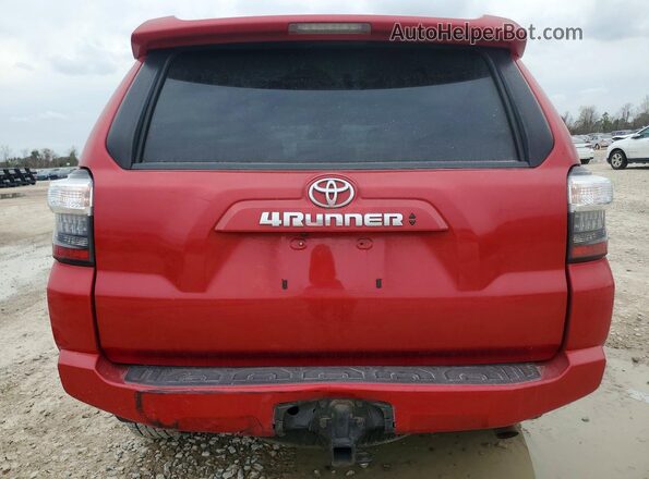 JTENU5JR5M5867547 2021 TOYOTA 4RUNNER Burgundy Rear view