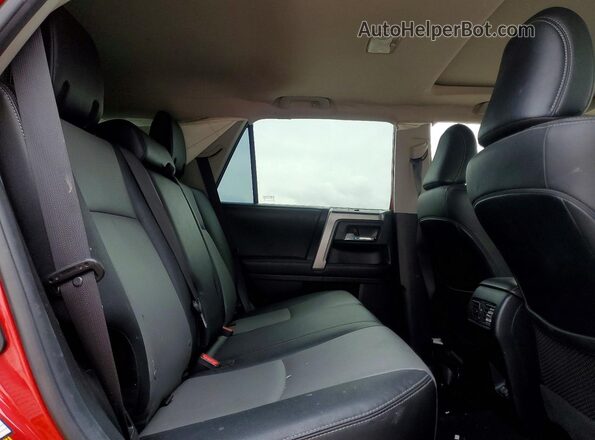 JTENU5JR5M5867547 2021 TOYOTA 4RUNNER Burgundy Rear seats view