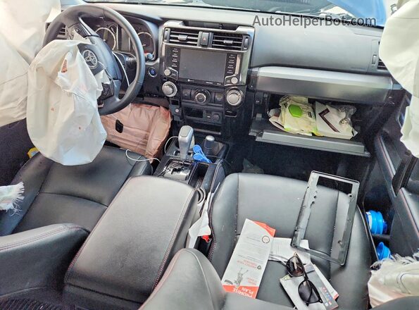 JTERU5JR4M5927464 2021 TOYOTA 4RUNNER Black Widok deski rozdzielczej