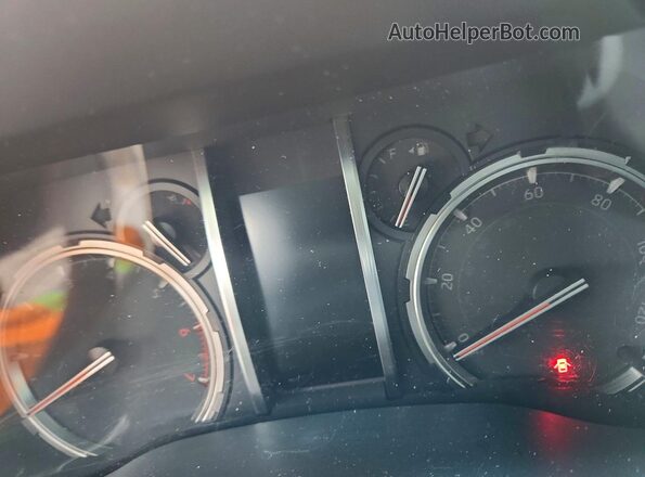 JTERU5JR4M5927464 2021 TOYOTA 4RUNNER Black Widok zestawu wskaźników