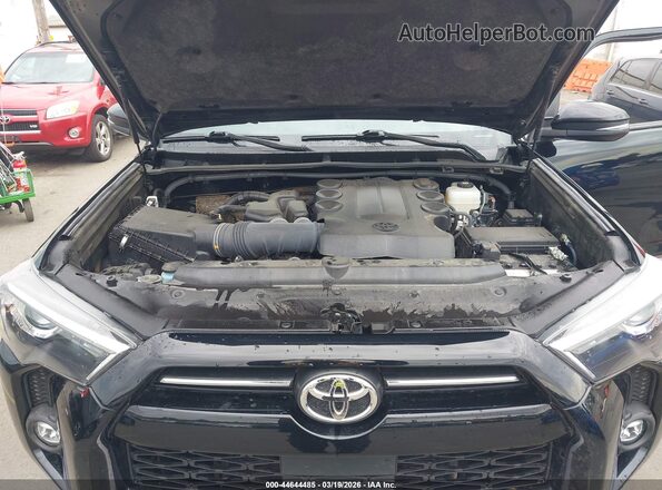 JTERU5JR5P6207010 2023 TOYOTA 4RUNNER Black Հետևի տեսք