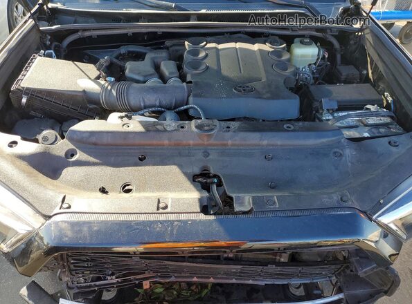 JTERU5JR7M5873495 2021 TOYOTA 4RUNNER Black Вид задньої частини салону