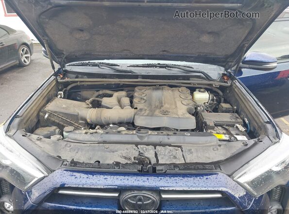 JTERU5JRXM5884653 2021 TOYOTA 4RUNNER Blue Вид ззаду