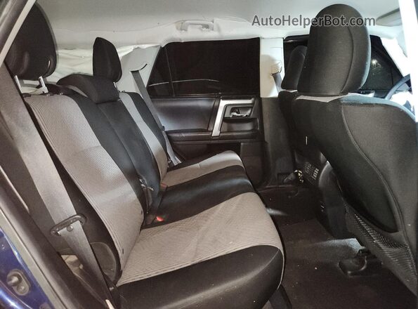 JTEZU5JR2K5198250 2019 TOYOTA 4RUNNER Blue უკანა სალონის ხედი