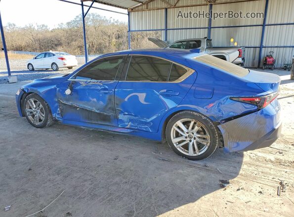 JTHAA1D2XM5114713 2021 LEXUS IS Blue 