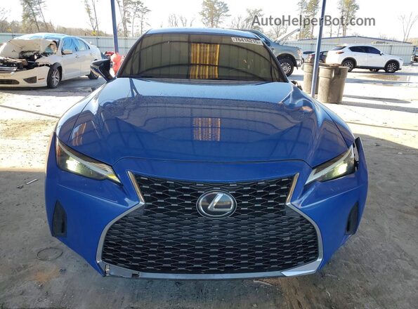 JTHAA1D2XM5114713 2021 LEXUS IS Blue 