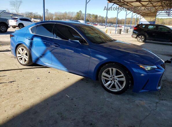 JTHAA1D2XM5114713 2021 LEXUS IS Blue 