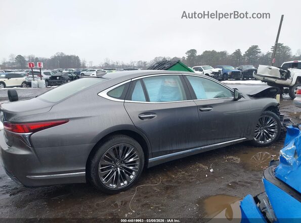 JTHB51FF4J5004079 2018 LEXUS LS 500 Gray Սարքավորումների վահանակի տեսք
