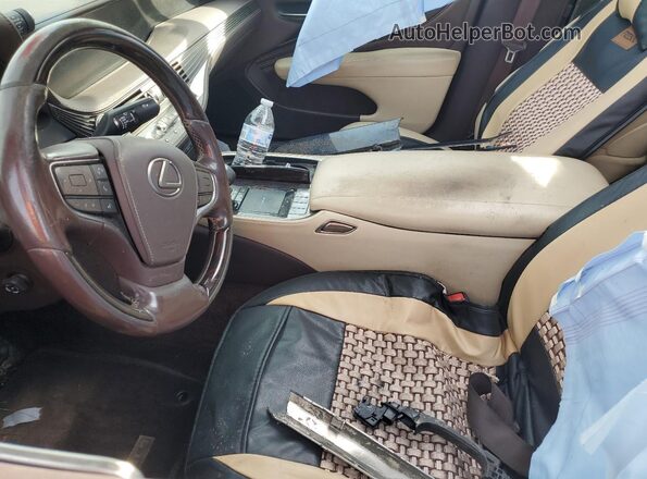 JTHB5LFF8J5005425 2018 LEXUS LS Blue წინა სალონის ხედი
