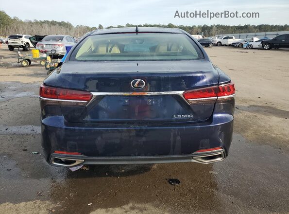 JTHB5LFF8J5005425 2018 LEXUS LS Blue უკანა ხედი