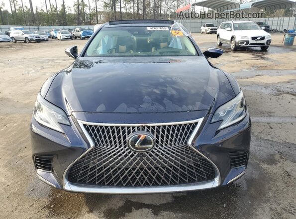 JTHB5LFF8J5005425 2018 LEXUS LS Blue წინა ხედი