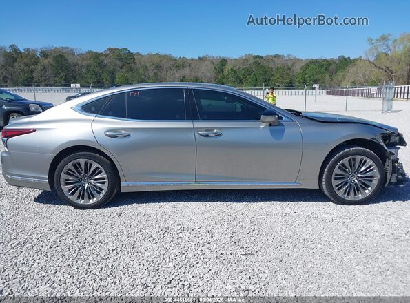 JTHB5LFF9J5004798 2018 LEXUS LS 500 Silver Widok wnętrza 360 stopni