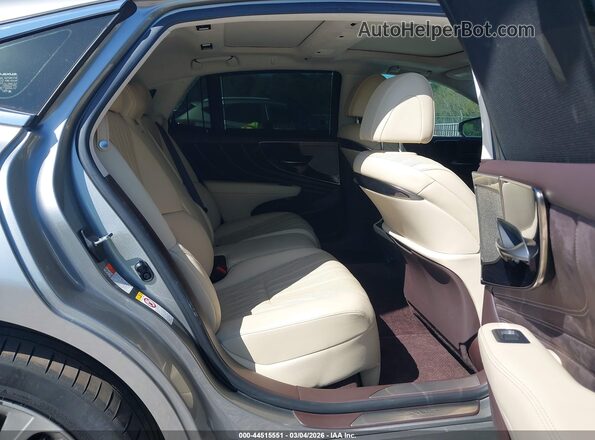 JTHB5LFF9J5004798 2018 LEXUS LS 500 Silver Widok naklejki z numerem VIN