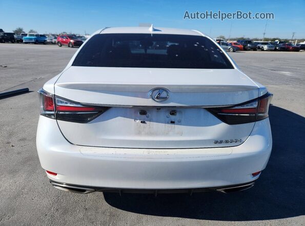 JTHBA1BL3HA005040 2017 LEXUS GS White Rear view
