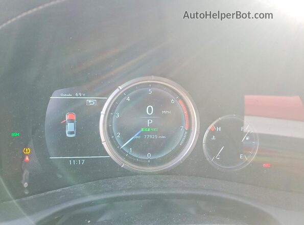 JTHBA1BL9HA004121 2017 LEXUS GS Black Instrument cluster view