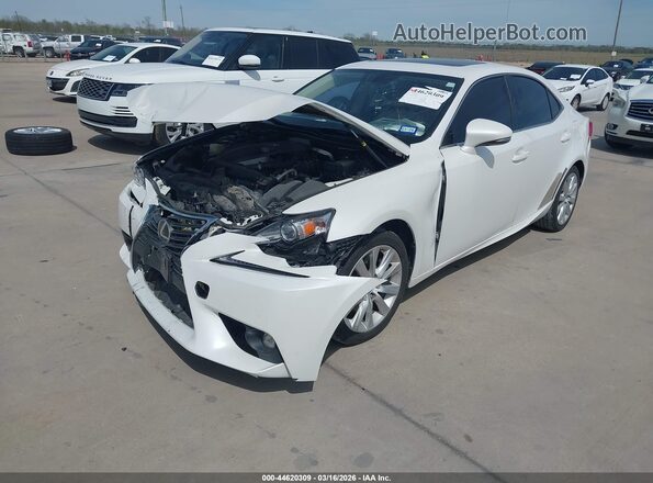 JTHBA1D20G5015195 2016 LEXUS IS 200T White Передня ліва чверть