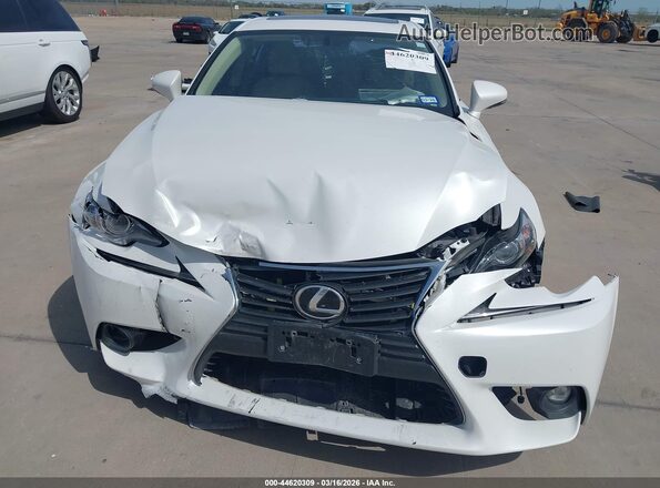JTHBA1D20G5015195 2016 LEXUS IS 200T White Вид щитка приладів
