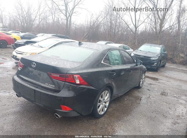 JTHBA1D21G5009129 2016 LEXUS IS 200T Black Задня права чверть