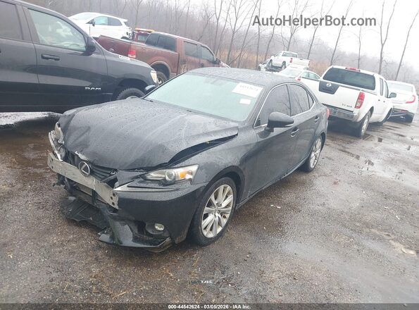 JTHBA1D21G5009129 2016 LEXUS IS 200T Black Передня ліва чверть