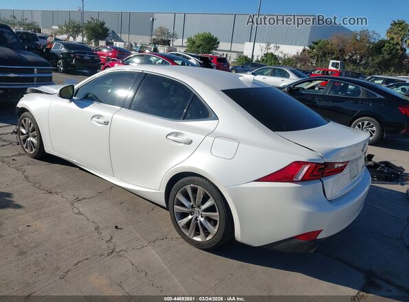 JTHBA1D21G5022673 2016 LEXUS IS 200T White Rear left