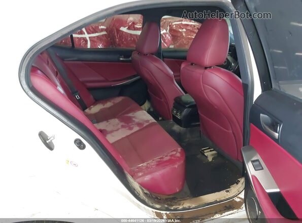 JTHBA1D21H5042665 2017 LEXUS IS 200T White Widok naklejki z numerem VIN