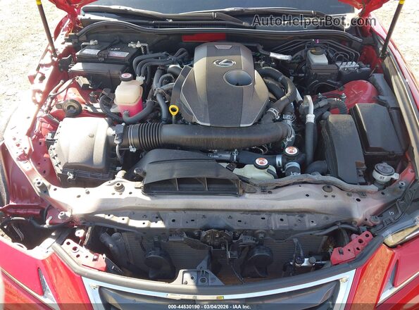 JTHBA1D21H5048286 2017 LEXUS IS 200T Red Widok z tyłu