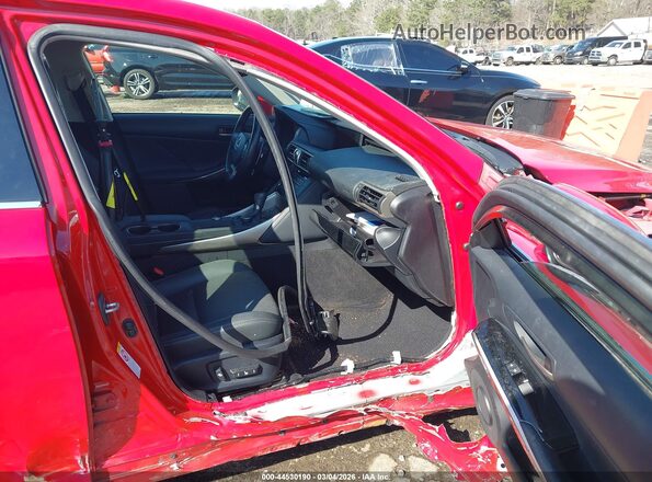 JTHBA1D21H5048286 2017 LEXUS IS 200T Red Widok wnętrza z przodu