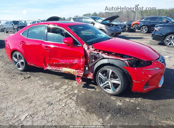 JTHBA1D21H5048286 2017 LEXUS IS 200T Red Widok wnętrza 360 stopni